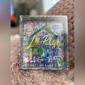 Lilly Pulitzer Floral Beach House Collectible Ornament - Pink Blue Green-NIB